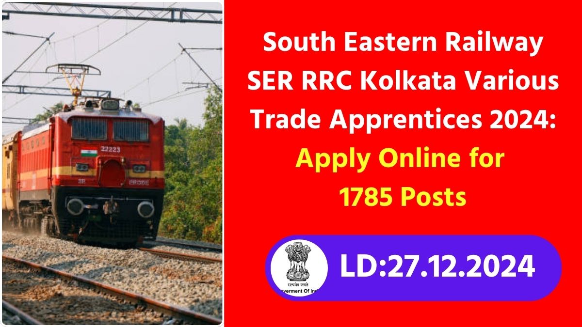 RRC SER Kolkata Apprentice Recruitment 2024